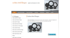 Desktop Screenshot of carbonsteel-flanges.com