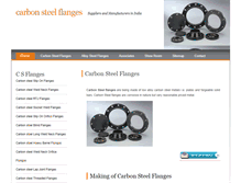 Tablet Screenshot of carbonsteel-flanges.com